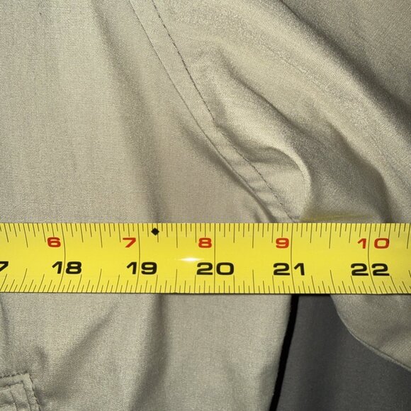 Vintage L.L. Bean Windbreaker Jacket Mens Size 42 Cream Zip Pockets - Picture 11 of 16